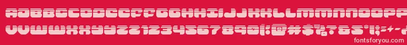 groovysmoothiehalf Font – Pink Fonts on Red Background