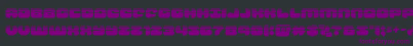 groovysmoothiehalf Font – Purple Fonts on Black Background