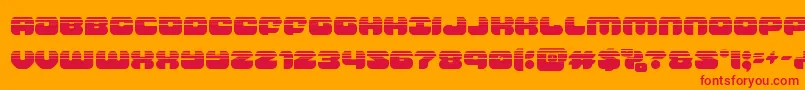 groovysmoothiehalf Font – Red Fonts on Orange Background