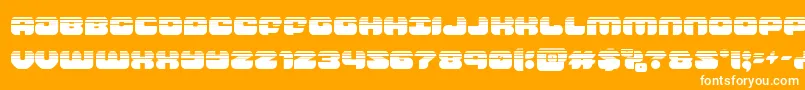 groovysmoothiehalf Font – White Fonts on Orange Background