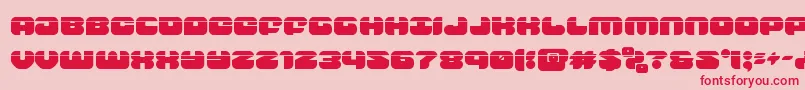 groovysmoothielaser Font – Red Fonts on Pink Background