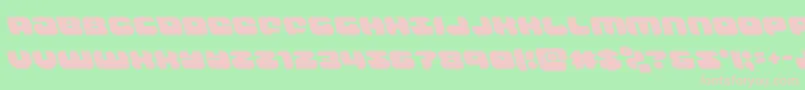 groovysmoothieleft Font – Pink Fonts on Green Background