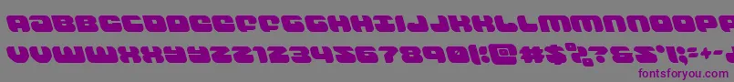 groovysmoothieleft Font – Purple Fonts on Gray Background