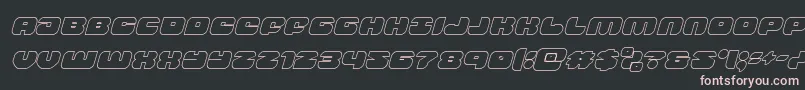 groovysmoothieoutital Font – Pink Fonts on Black Background