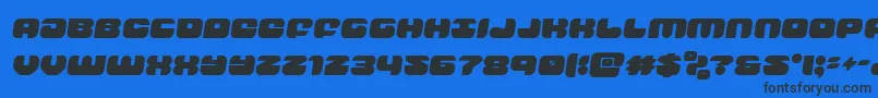 More about groovysmoothiesemital Font groovysmoothiesemital Font – Black Fonts on Blue Background