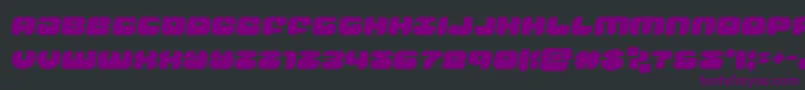 groovysmoothiesemital-Schriftart – Violette Schriften auf schwarzem Hintergrund