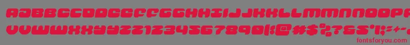 groovysmoothiesemitalフォントについての詳細 フォントgroovysmoothiesemital – 赤い文字の灰色の背景