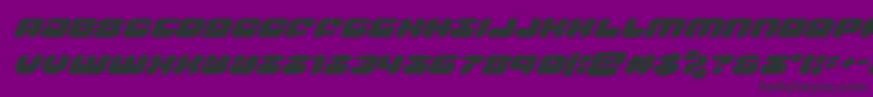 More about groovysmoothiesuperital Font groovysmoothiesuperital Font – Black Fonts on Purple Background