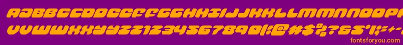 More about groovysmoothiesuperital Font groovysmoothiesuperital Font – Orange Fonts on Purple Background