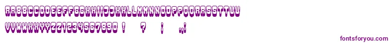 Groowing Font – Purple Fonts on White Background