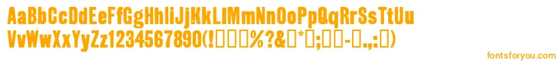 Więcej informacji o czcionce GROTR Czcionka GROTR – pomarańczowe czcionki