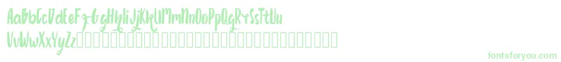 Growonk Font – Green Fonts on White Background