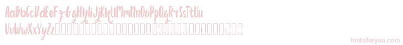 Growonk Font – Pink Fonts on White Background