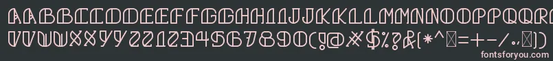 GrumbollRegular Font – Pink Fonts on Black Background