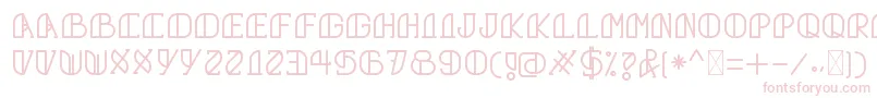 GrumbollRegular Font – Pink Fonts on White Background