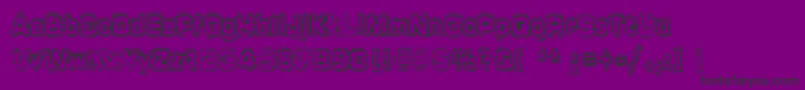 GRUNP    Font – Black Fonts on Purple Background