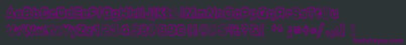 GRUNP    Font – Purple Fonts on Black Background