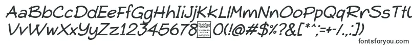 TypoComicaItalicDemo-fontti – Alkavat T:lla olevat fontit