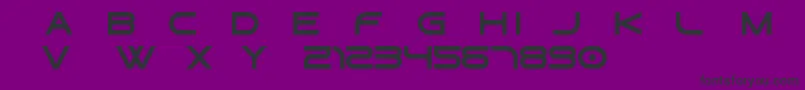 Gtek   Regular Free Font – Black Fonts on Purple Background