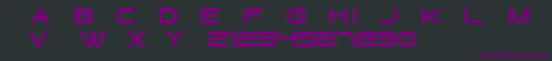 Fonte Gtek   Regular Free – fontes roxas em um fundo preto