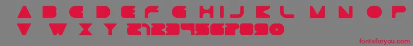 fuente Gtek Minimal otf – Fuentes Rojas Sobre Fondo Gris
