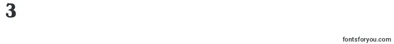 guanine Font – Fonts for Digit 3
