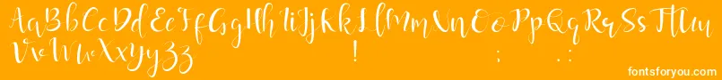 Más sobre la fuente guardeloves fuente guardeloves – Fuentes Blancas Sobre Fondo Naranja