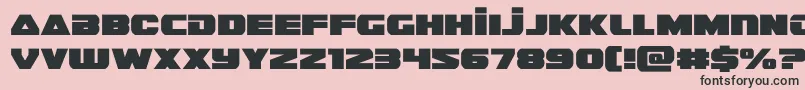 guardian2 Font – Black Fonts on Pink Background