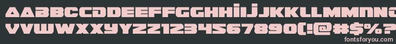guardian2 Font – Pink Fonts on Black Background