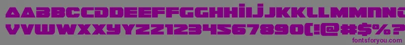 guardian2 Font – Purple Fonts on Gray Background