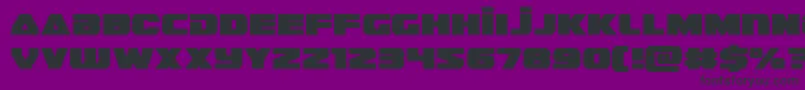 guardian2 Font – Black Fonts on Purple Background