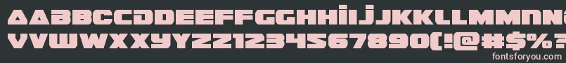 guardian2 Font – Pink Fonts on Black Background