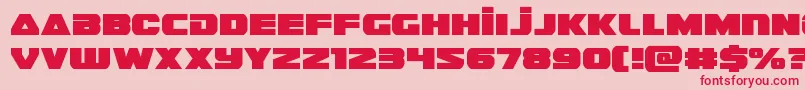 guardian2 Font – Red Fonts on Pink Background