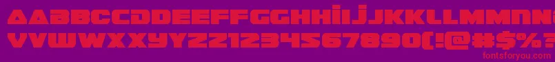 guardian2 Font – Red Fonts on Purple Background