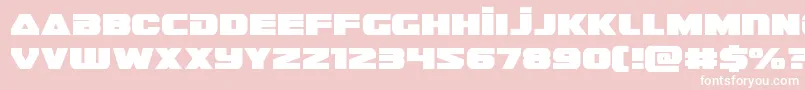 guardian2 Font – White Fonts on Pink Background