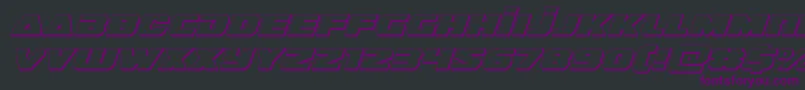 guardian23dital Font – Purple Fonts on Black Background