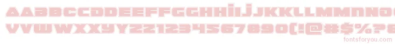 guardian2acad Font – Pink Fonts on White Background
