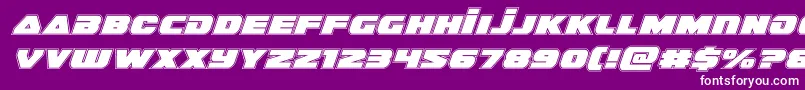 guardian2acadital Font – White Fonts on Purple Background