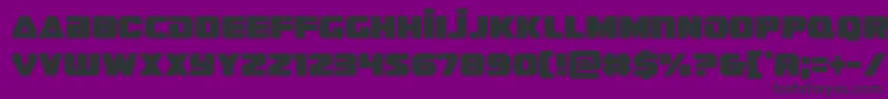 guardian2cond Font – Black Fonts on Purple Background