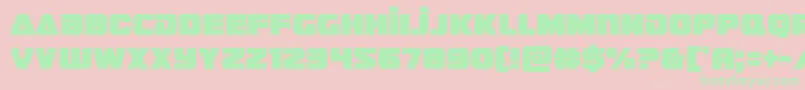 guardian2cond Font – Green Fonts on Pink Background
