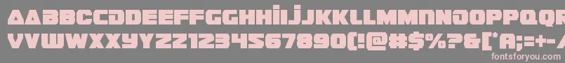 guardian2cond Font – Pink Fonts on Gray Background