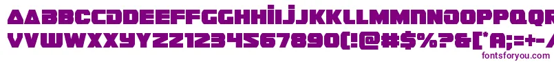 guardian2cond Font – Purple Fonts on White Background