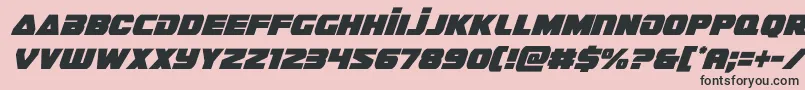 guardian2condital Font – Black Fonts on Pink Background