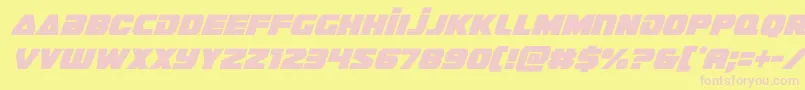 More about guardian2condital Font guardian2condital Font – Pink Fonts on Yellow Background