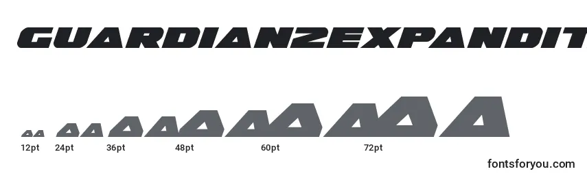 Guardian2expandital (128672) Font Sizes