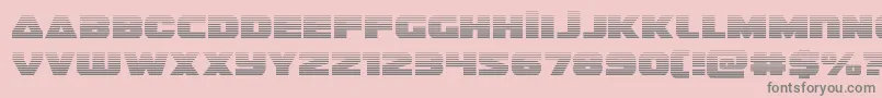 guardian2grad Font – Gray Fonts on Pink Background