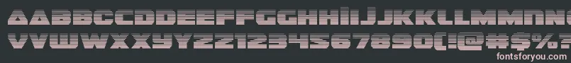 guardian2grad Font – Pink Fonts on Black Background