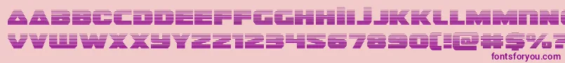 guardian2grad Font – Purple Fonts on Pink Background