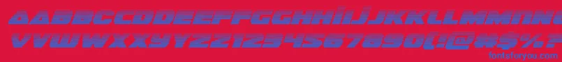 Шрифт guardian2gradital – синие шрифты на красном фоне