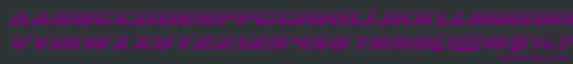 guardian2gradital-Schriftart – Violette Schriften auf schwarzem Hintergrund
